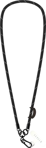 EVERLY PHONE CROSSBODY LANYARD - BLACK - برند لِوِلو Levelo - تصویر 4