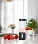 مخلوط کن قابل حمل LIFESTYLE با درب اضافی پایین 450 میلی لیتر - مشکی - برند پرودو Porodo - تصویر 6