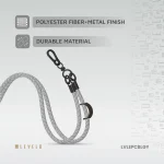EVERLY PHONE CROSSBODY LANYARD - GRAY - برند لِوِلو Levelo - تصویر 7