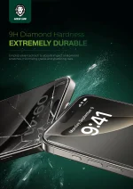 محافظ صفحه ALBERT AR برای IPHONE 16 PRO - CLEAR - برند گرین لاین Green lion
