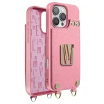 کیف چرمی SERENA برای iPhone 16 PRO MAX - PINK - برند لِوِلو Levelo - تصویر 12