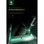3D SILICONE PLUS EDGE GLASS با وضوح بالا برای iPhone 16 6.1 - CLEAR - برند گرین لاین Green lion - تصویر 8
