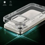 DELGADO PC CASE برای IPHONE 16 PLUS - CLEAR - برند گرین لاین Green lion - تصویر 2