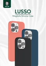 قاب سیلیکونی GREEN LUSSO MAGSAFE 360 برای IPHONE 13 PRO (6.1 اینچ) - مشکی - برند گرین لاین Green lion - تصویر 4