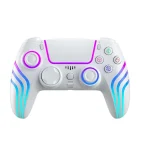 کنترلر PS4 GAMEPAD با الگوهای نور خنک - سفید - برند پرودو گیمینگ Porodo gaming - تصویر 5