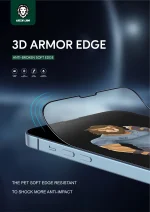 محافظ صفحه GREEN 3D PET HD GLASS برای IPHONE 13 / 13 PRO-CLEAR - برند گرین لاین Green lion - تصویر 12