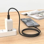 کابل PVC TYPE-C TO C 1.2M - مشکی - برند پرودو Porodo - تصویر 2