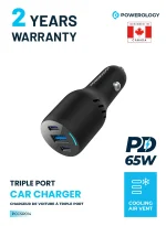 شارژر فندکی سه پورته 85 وات پاورولوژی مدل PCCSR014 - تصویر 3