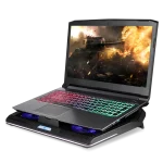 پد خنک کننده چند فن - مشکی - برند پرودو گیمینگ Porodo gaming - تصویر 2