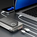 POWERBANK 20000MAH 2XTYPE-C، USB A و TYPE C و صفحه نمایش دیجیتال با C & - برند پرودو Porodo - تصویر 3