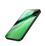 3D SILICONE PLUS EDGE GLASS با وضوح بالا برای IPHONE 16 PRO - CLEAR - برند گرین لاین Green lion - تصویر 3