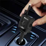 شارژر جمع شونده خودرو 4IN1 با کابل های لایتنینگ تاشو و نوع C - برند پرودو Porodo - تصویر 10