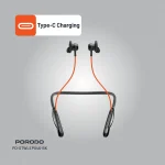 SOUNDTEC MAGNETIC INR WIRELESS NECKBAND - مشکی - برند پرودو Porodo - تصویر 13