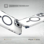 کیف CELESTE MAGSAFE با بند کراس بادی برای iPhone 16 PRO MAX-DEEP BLUE - برند لِوِلو Levelo - تصویر 3