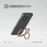 جای حلقه تلفن LUCCA MAGSAFE - DESERT TITANIUM - برند لِوِلو Levelo - تصویر 11