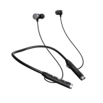 هدفون گردنبند LION X با کارت TF و چراغ قوه - مشکی - برند گرین لاین Green lion