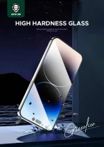 محافظ صفحه 9H استیو مات برای آیفون 15 PRO MAX - CLEAR - برند گرین لاین Green lion - تصویر 6