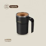 ماگ سفری لپرسو مدل LPCFFM0018 گنجایش 0.38 لیتر رنگ مشکی