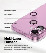 لنز دوربین HD PLUS برای IPHONE 16/16PLUS - PINK - برند گرین لاین Green lion - تصویر 2