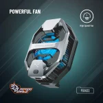 PORODO GAMING صفحه نمایش LED خنک کننده تلفن - خاکستری - برند پرودو گیمینگ Porodo gaming - تصویر 3