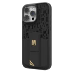CASE GRIPSTAND MORPHIX با جای کارت برای IPHONE 16 PRO MAX - مشکی - برند لِوِلو Levelo - تصویر 2
