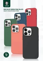 قاب سیلیکونی مایع سبز برای iPhone 13 PRO MAX 6.7 اینچی - سبز - برند گرین لاین Green lion - تصویر 5