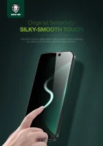 شیشه منحنی کامل 3D PV-PET PRO برای iPhone 16 PRO MAX - مشکی - برند گرین لاین Green lion - تصویر 9