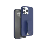 کیف سیلیکونی MORPHIX با دستگیره چرمی برای iPhone 16 PRO MAX-DEEP BLUE - برند لِوِلو Levelo - تصویر 2