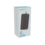 سوکت آبی 4 AC با پورت USB-A X4 USB-C X2 انگلستان (سیم 3M) - مشکی - برند پرودو Porodo - تصویر 5