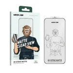 محافظ شیشه ای 9H STEVE MATTE AR برای آیفون 16 PRO MAX - CLEAR - برند گرین لاین Green lion - تصویر 2