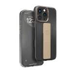 قاب دستگیره سیلیکونی GRAPHIA IMD برای iPhone 16 PRO MAX-ROSE GOLD TITANIUM - برند لِوِلو Levelo - تصویر 4