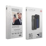 قاب دستگیره سیلیکونی GRAPHIA IMD برای iPhone 16 PRO MAX- BLUE - برند لِوِلو Levelo - تصویر 13