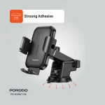 پایه تلفن یونیورسال گیره قابل تنظیم تلفن ماشین - مشکی - برند پرودو Porodo - تصویر 10