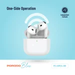 EARBUDS آبی 4 با ENC نوع C - سفید - برند پرودو Porodo - تصویر 6