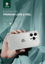 قاب ضد شوک برای IPHONE 16 PRO MAX - CLEAR - برند گرین لاین Green lion - تصویر 9