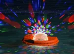 7 SOUNDTEC DISCO LED LIGHT بلندگوی شناور ضد آب 100W IP6 - نارنجی - برند پرودو Porodo - تصویر 6