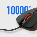 ماوس RGB 10000 DPI - مشکی - برند پرودو گیمینگ Porodo gaming - تصویر 4