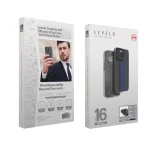 قاب دستگیره سیلیکونی GRAPHIA IMD برای iPhone 16 PRO - BLUE - برند لِوِلو Levelo - تصویر 10