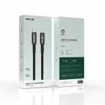 کابل بافته شده USB-C TO LIGHTNING 27W 1M - مشکی - برند گرین لاین Green lion