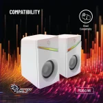 بلندگوهای سیمی 1.1M RGB - سفید - برند پرودو گیمینگ Porodo gaming - تصویر 15