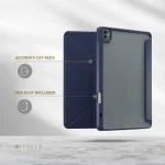 CASE CONVER CLEAR BACK HYBRID IPAD PRO 11 اینچ 2024 - آبی - برند لِوِلو Levelo - تصویر 7