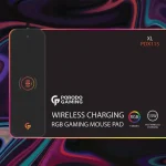 موس پد RGB با شارژر بی سیم 15 واتی - مشکی - برند پرودو گیمینگ Porodo gaming - تصویر 3