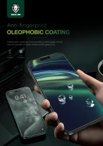 محافظ شیشه ای 9H STEVE MATTE AR برای آیفون 16 PRO MAX - CLEAR - برند گرین لاین Green lion - تصویر 14