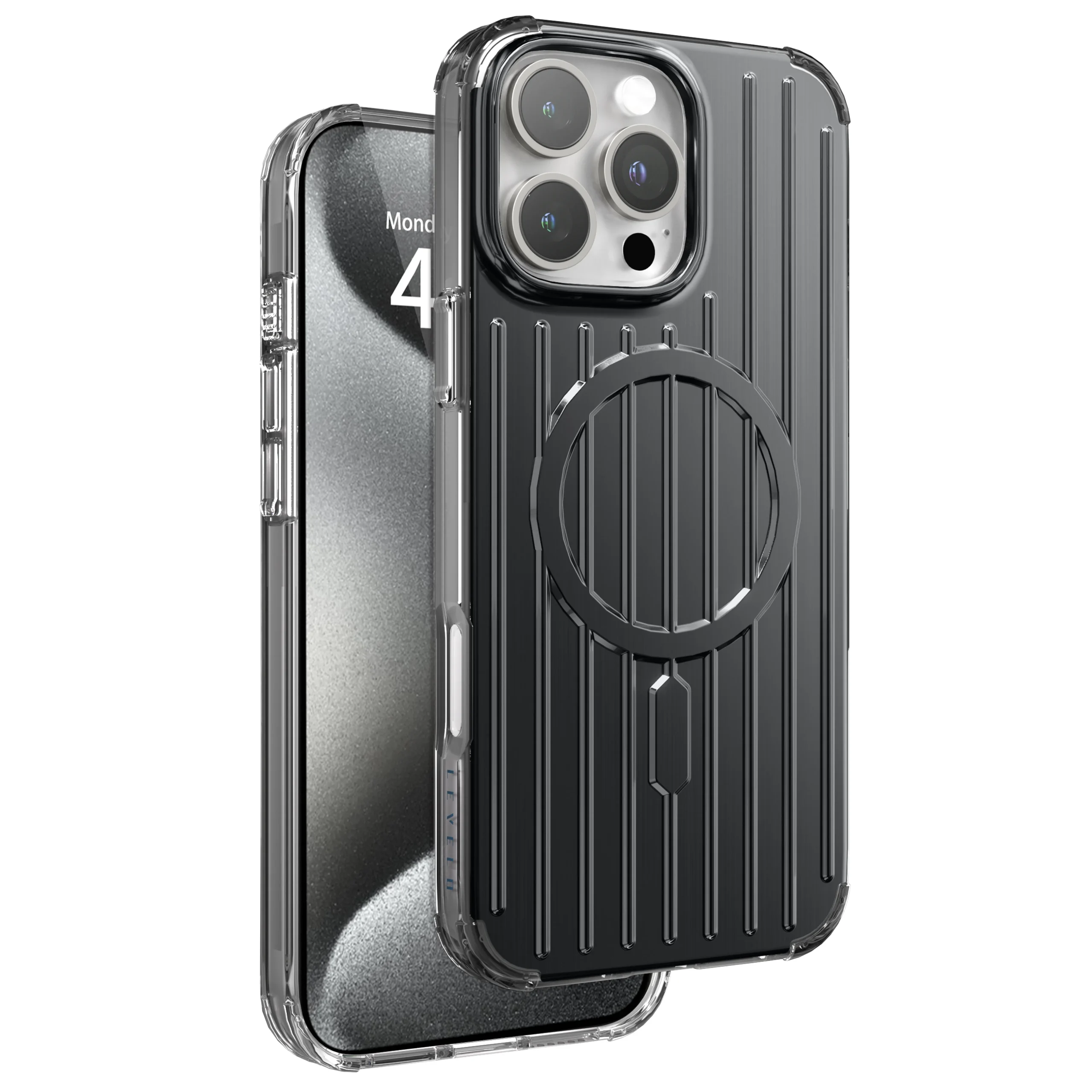 CASE MAGSAFE CABIN FOR IPHONE 16 PRO - BLACK - برند لِوِلو Levelo CASE MAGSAFE CABIN FOR IPHONE 16 PRO - BLACK - برند لِوِلو Levelo - تصویر 1