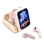 EARBUDS صفحه نمایش هوشمند - بژ - برند گرین لاین Green lion - تصویر 3
