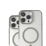 CLAIRE با قاب سپر آلومینیومی برای iPhone 16 PRO - TITANIUM - برند لِوِلو Levelo - تصویر 6