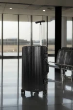 چمدان ABS 24 اینچی ORO و چمدان مسافرتی سبک - مشکی - برند لِوِلو Levelo - تصویر 6