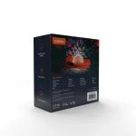 7 SOUNDTEC DISCO LED LIGHT بلندگوی شناور ضد آب 100W IP6 - نارنجی - برند پرودو Porodo - تصویر 5