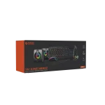 کیت بازی 5 در 1 (صفحه کلید / بلندگوهای استریو / میکروفون RGB / - برند پرودو گیمینگ Porodo gaming - تصویر 12