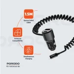 شارژر فندکی خودرو 110 وات پرودو مدل PD-FWCH046 - تصویر 2